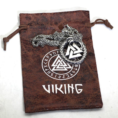 Collier du valeureux combattant - Valknut-HERITAGE VIKING