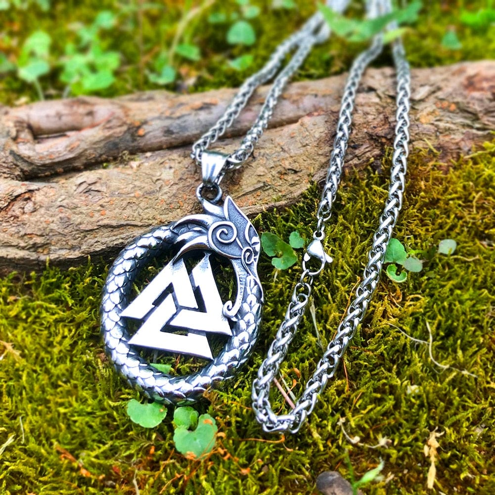 Collier du valeureux combattant - Valknut-HERITAGE VIKING