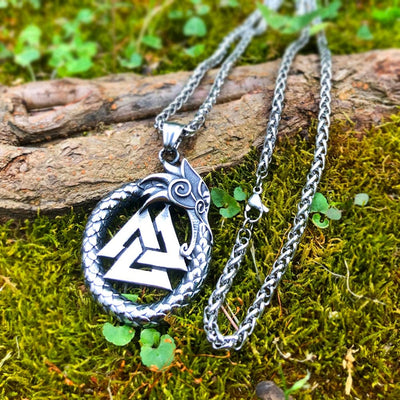Collier du valeureux combattant - Valknut-HERITAGE VIKING
