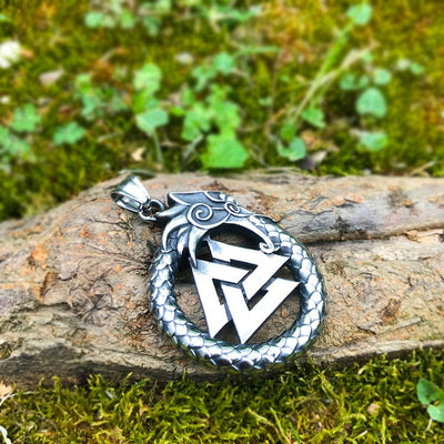 Collier du valeureux combattant - Valknut-HERITAGE VIKING