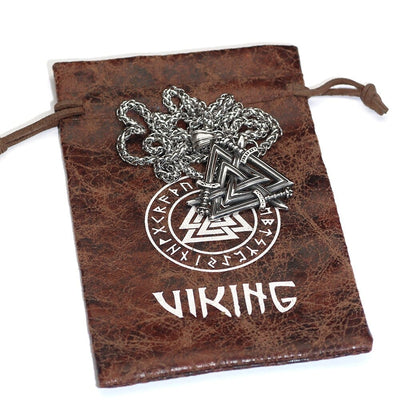 Collier Epées des Héros tombés - Valknut-HERITAGE VIKING