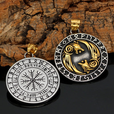 Collier Geri et Freki - Loups d'Odin-HERITAGE VIKING