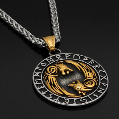 Collier Geri et Freki - Loups d'Odin-HERITAGE VIKING