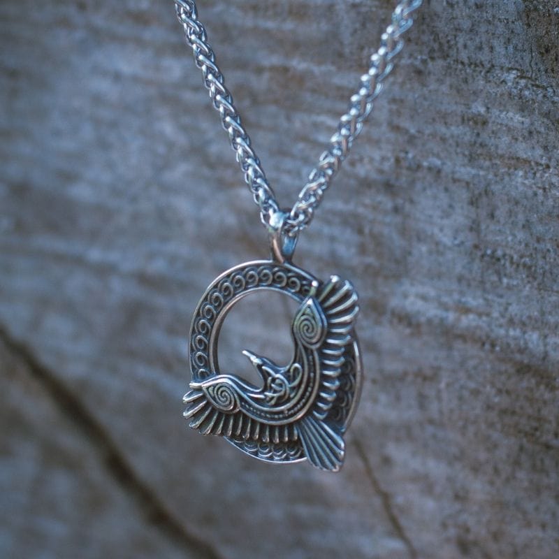 Collier Gloire d'Odin - corbeau de vision-HERITAGE VIKING