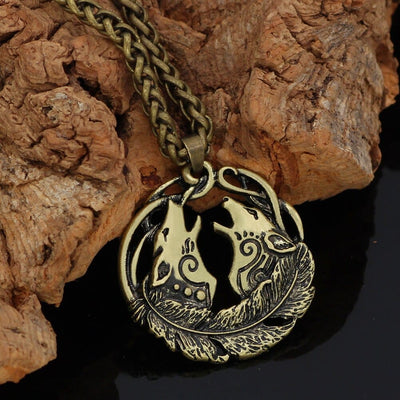 Collier hurlement des loups-HERITAGE VIKING