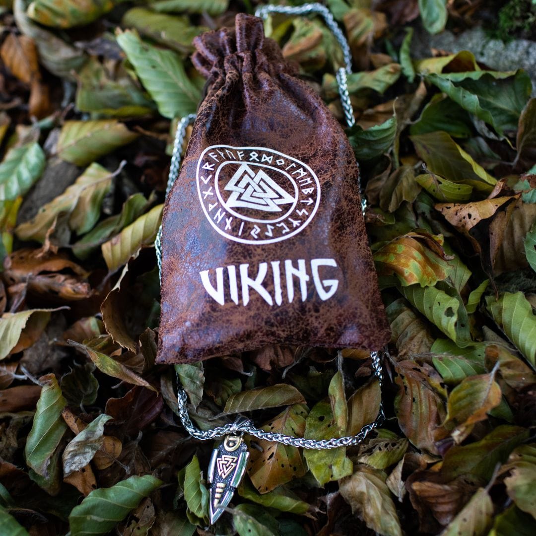 Collier lance d'Odin - Valknut-HERITAGE VIKING