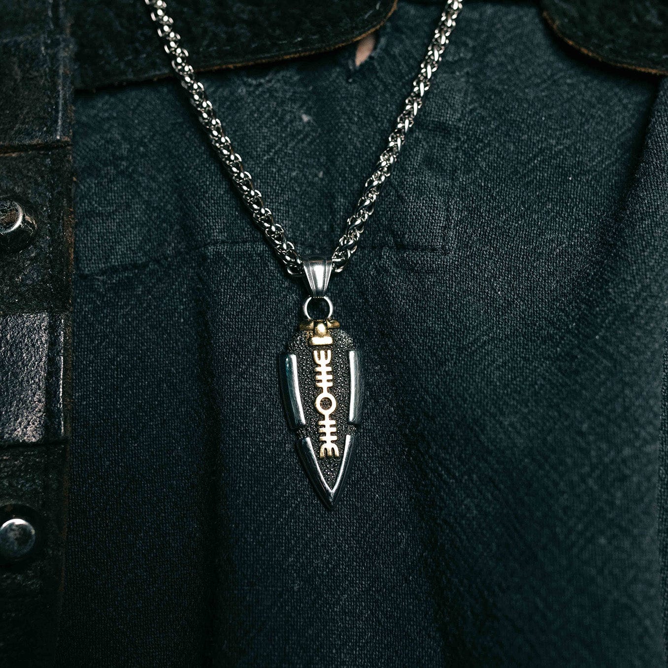 Collier lance d'Odin - Valknut-HERITAGE VIKING