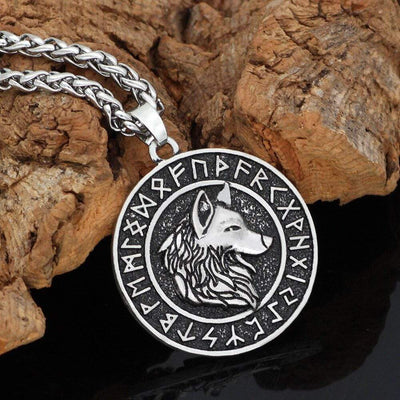 Collier Loup | Alliage de Zinc-HERITAGE VIKING
