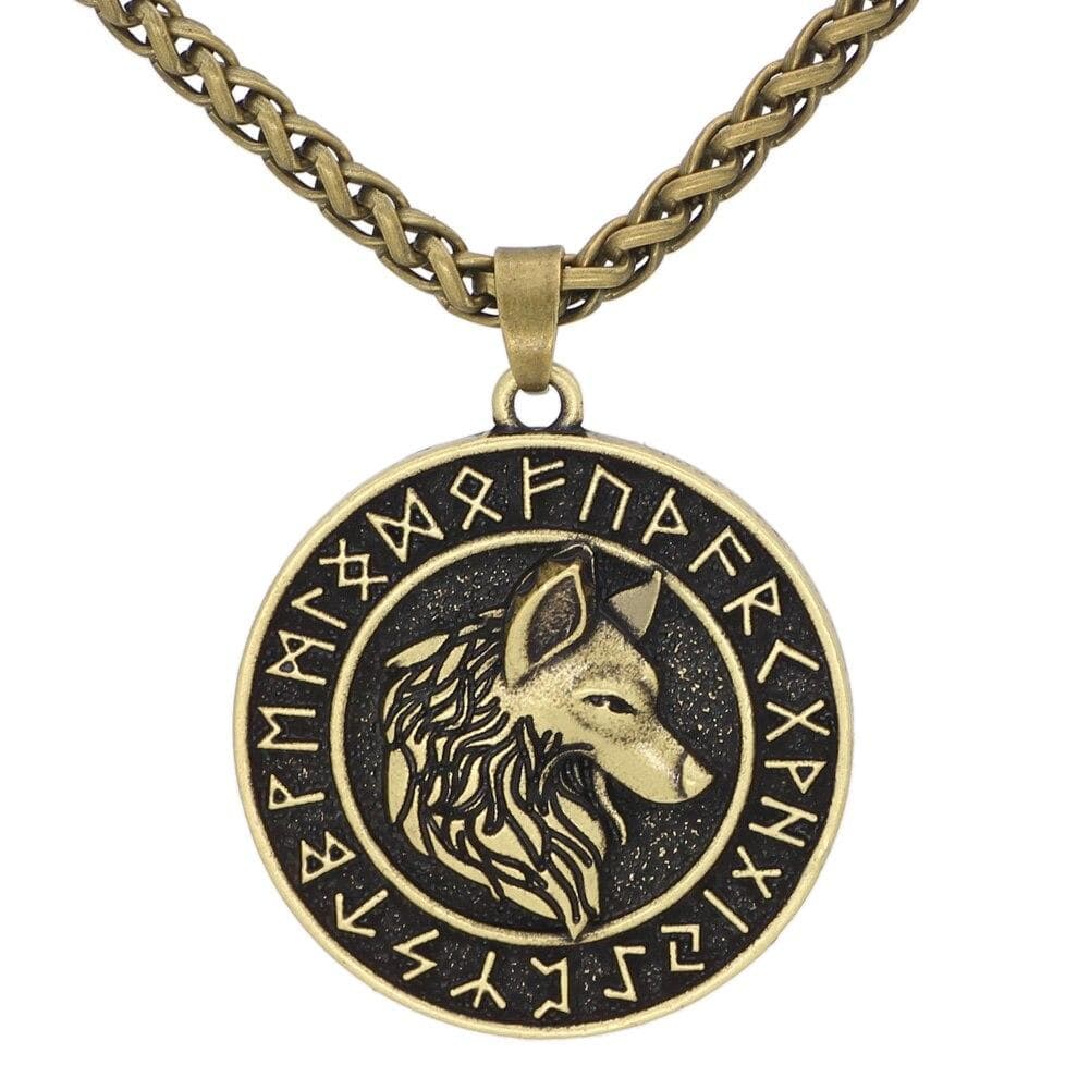 Collier Loup | Alliage de Zinc-HERITAGE VIKING