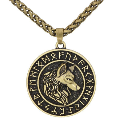Collier Loup | Alliage de Zinc-HERITAGE VIKING
