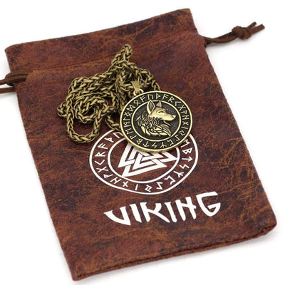 Collier Loup | Alliage de Zinc-HERITAGE VIKING