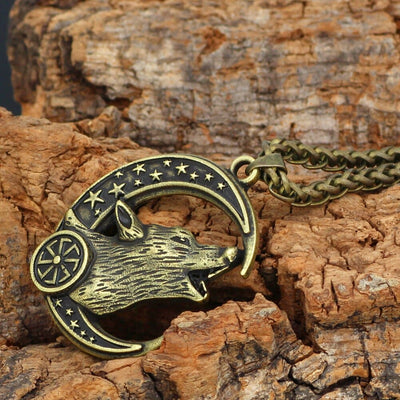 Collier loup d'Odin-HERITAGE VIKING