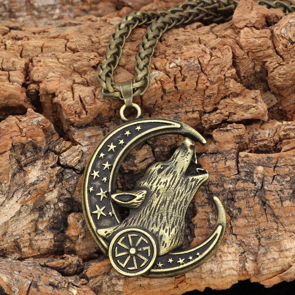 Collier loup d'Odin-HERITAGE VIKING