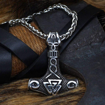 Collier Mjolnir | Acier Inoxydable-HERITAGE VIKING