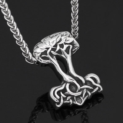 Collier Mjolnir en forme d'Yggdrasil-HERITAGE VIKING