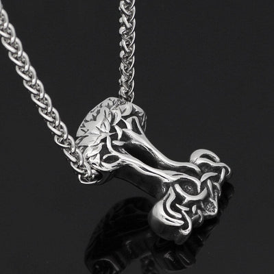 Collier Mjolnir en forme d'Yggdrasil-HERITAGE VIKING
