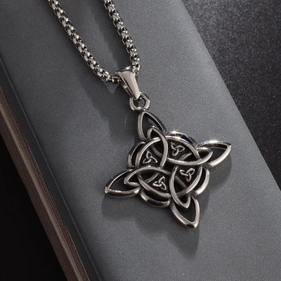Collier "Vie Éternel" noeud de la trinité celtique-HERITAGE VIKING