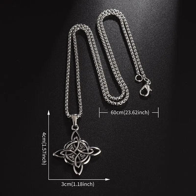 Collier "Vie Éternel" noeud de la trinité celtique-HERITAGE VIKING
