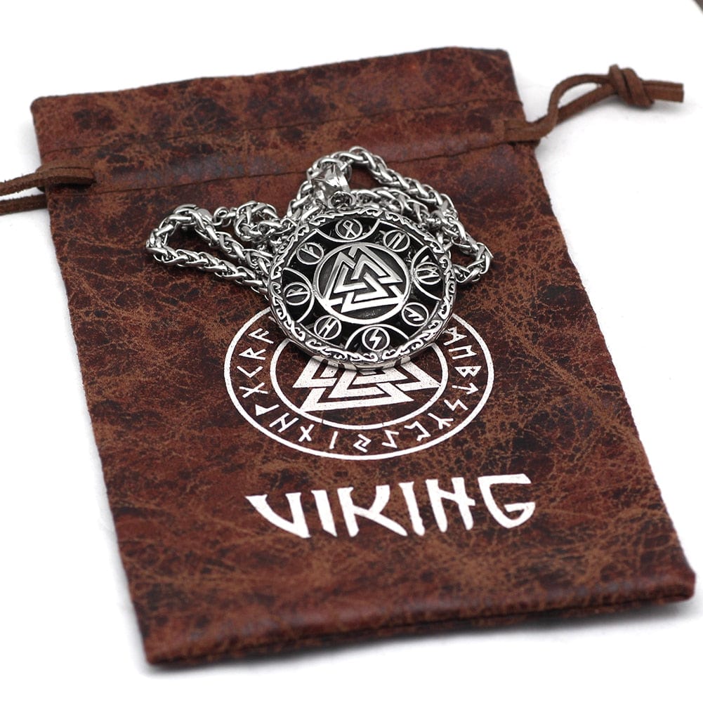 Collier runique Valknut-HERITAGE VIKING