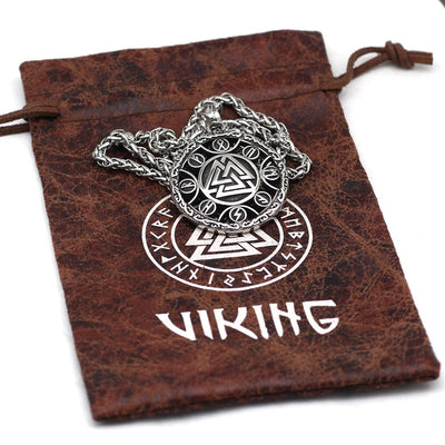 Collier runique Valknut-HERITAGE VIKING