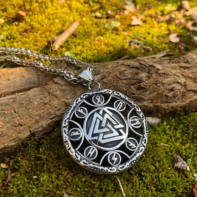 Collier runique Valknut-HERITAGE VIKING