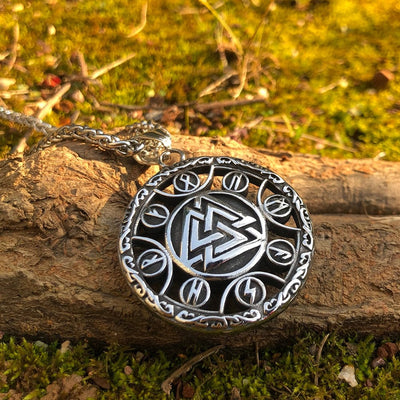 Collier runique Valknut-HERITAGE VIKING