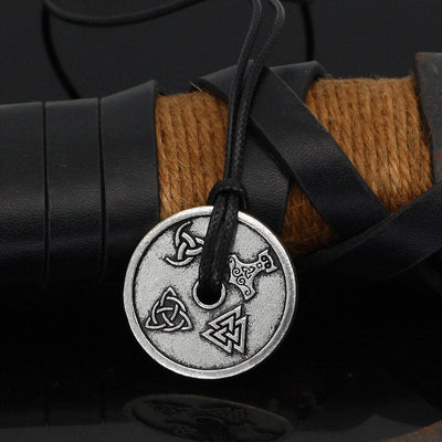 Collier runique Vegvisir-HERITAGE VIKING