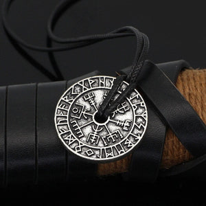 Collier runique Vegvisir-HERITAGE VIKING