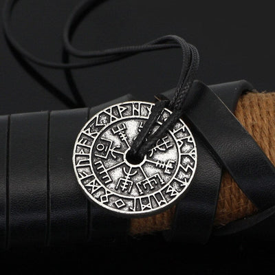 Collier runique Vegvisir-HERITAGE VIKING