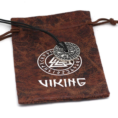 Collier runique Vegvisir-HERITAGE VIKING