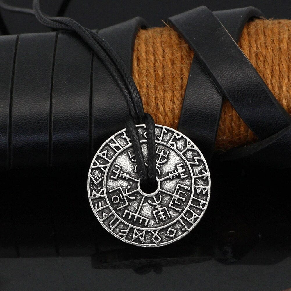 Collier runique Vegvisir-HERITAGE VIKING