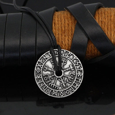 Collier runique Vegvisir-HERITAGE VIKING