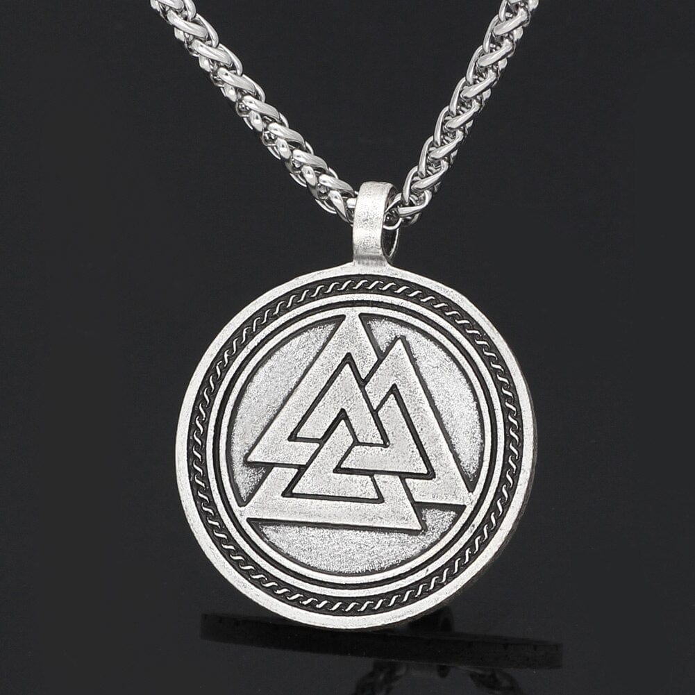 Collier runique visage d'Odin-HERITAGE VIKING