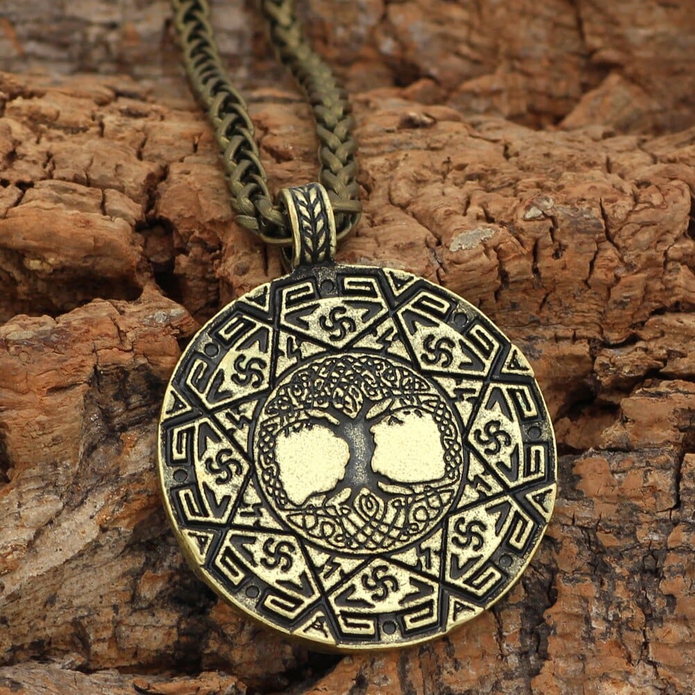 Collier talisman sacré Yggdrasil-HERITAGE VIKING
