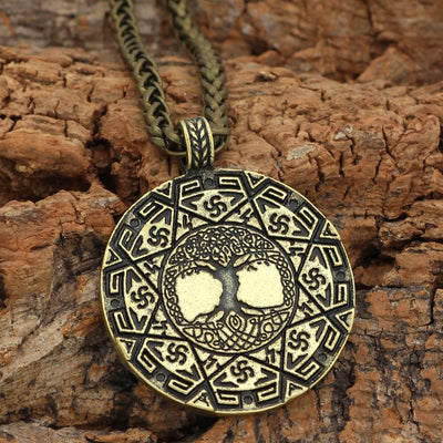 Collier talisman sacré Yggdrasil-HERITAGE VIKING