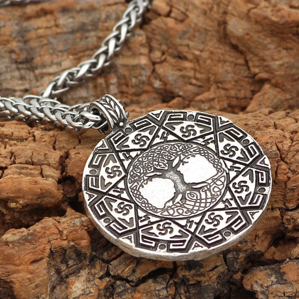 Collier talisman sacré Yggdrasil-HERITAGE VIKING