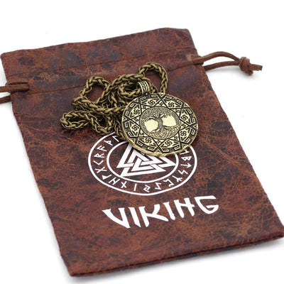 Collier talisman sacré Yggdrasil-HERITAGE VIKING