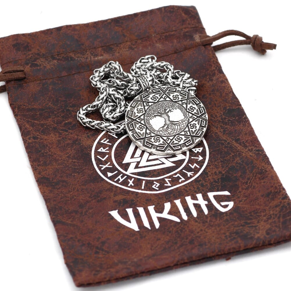 Collier talisman sacré Yggdrasil-HERITAGE VIKING