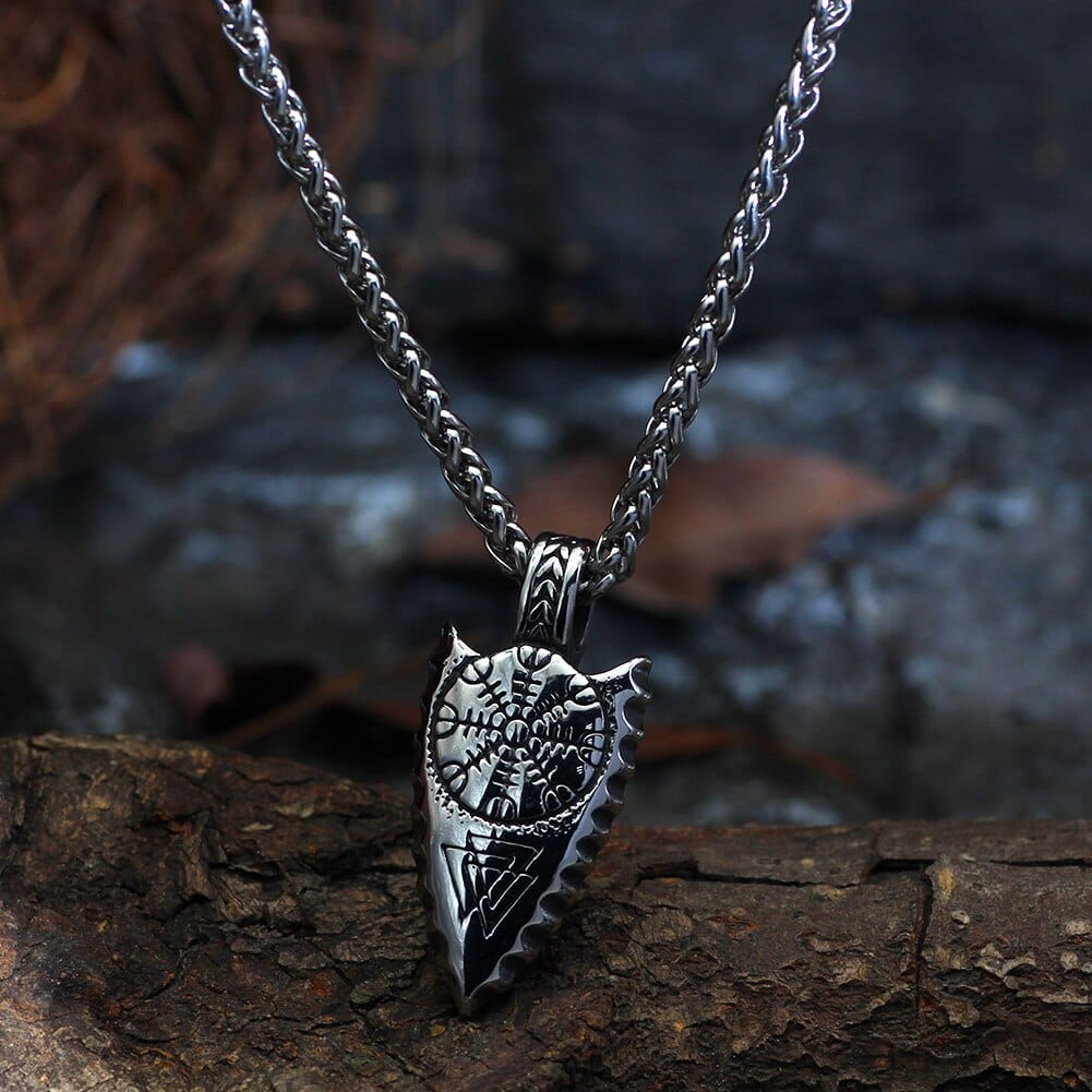 Collier Tête de lance protectrice-HERITAGE VIKING
