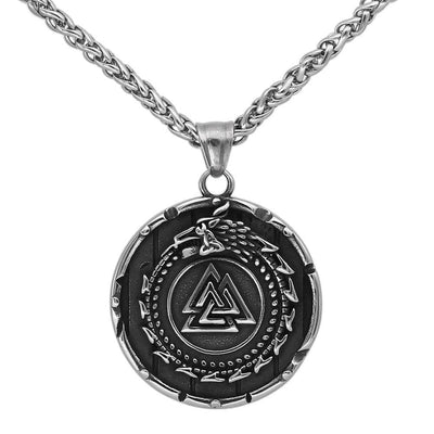 Collier Valknut | Acier Inoxydable-HERITAGE VIKING