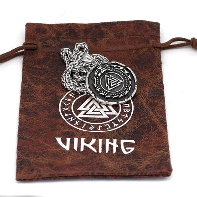 Collier Valknut | Acier Inoxydable-HERITAGE VIKING