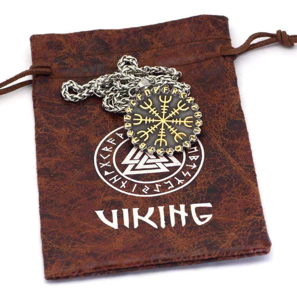 Collier Vegvisir | Acier Inoxydable-HERITAGE VIKING