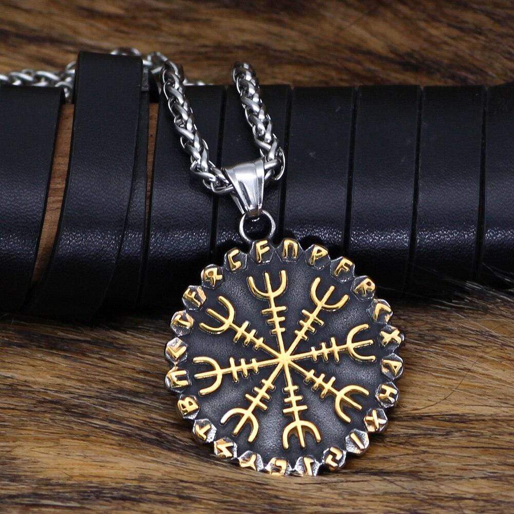 Collier Vegvisir | Acier Inoxydable-HERITAGE VIKING
