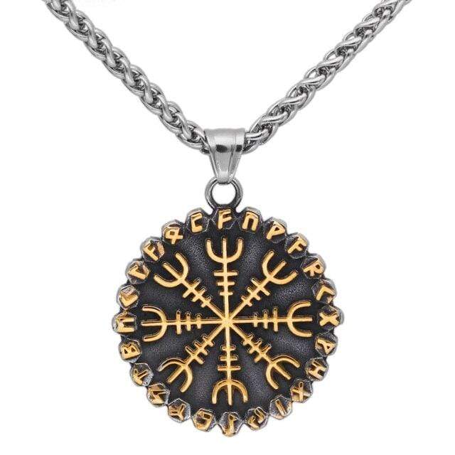 Collier Vegvisir | Acier Inoxydable-HERITAGE VIKING