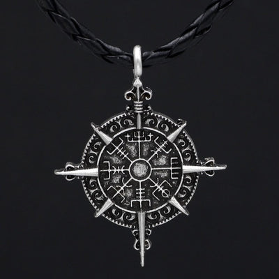 Collier Vegvisir boussole du destin-HERITAGE VIKING