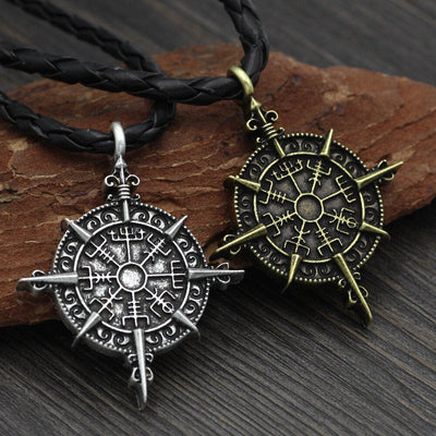 Collier Vegvisir boussole du destin-HERITAGE VIKING