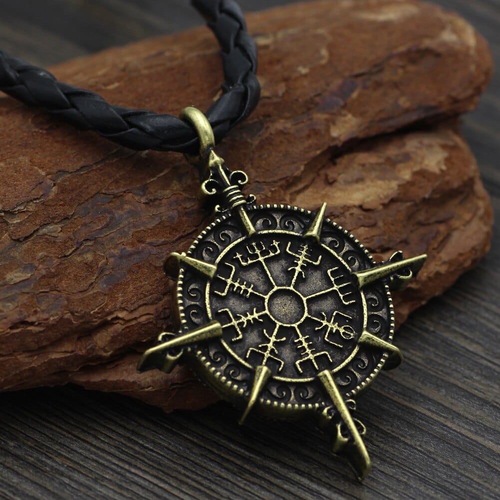 Collier Vegvisir boussole du destin-HERITAGE VIKING