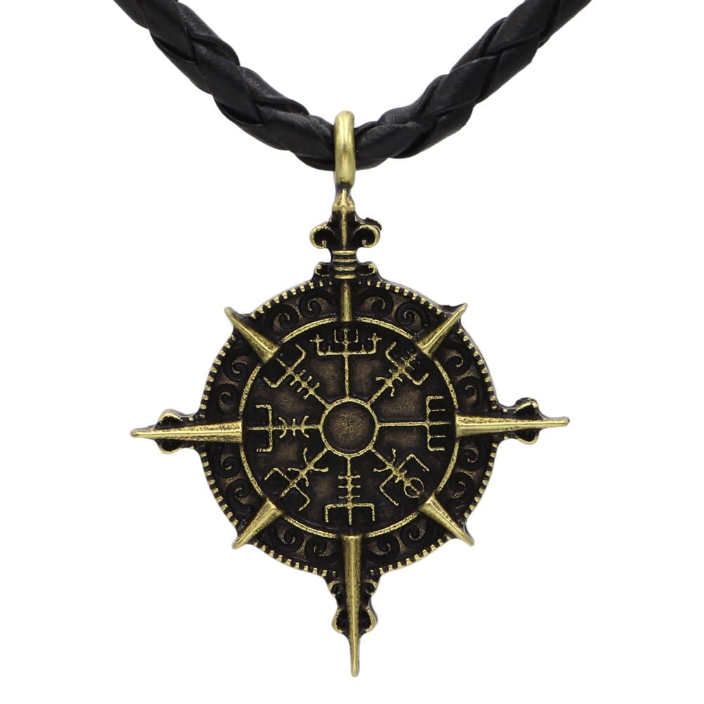 Collier Vegvisir boussole du destin-HERITAGE VIKING