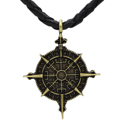 Collier Vegvisir boussole du destin-HERITAGE VIKING