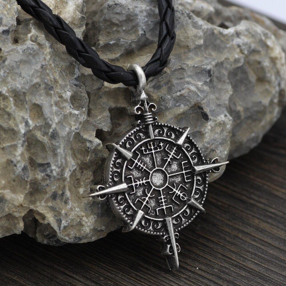 Collier Vegvisir boussole du destin-HERITAGE VIKING